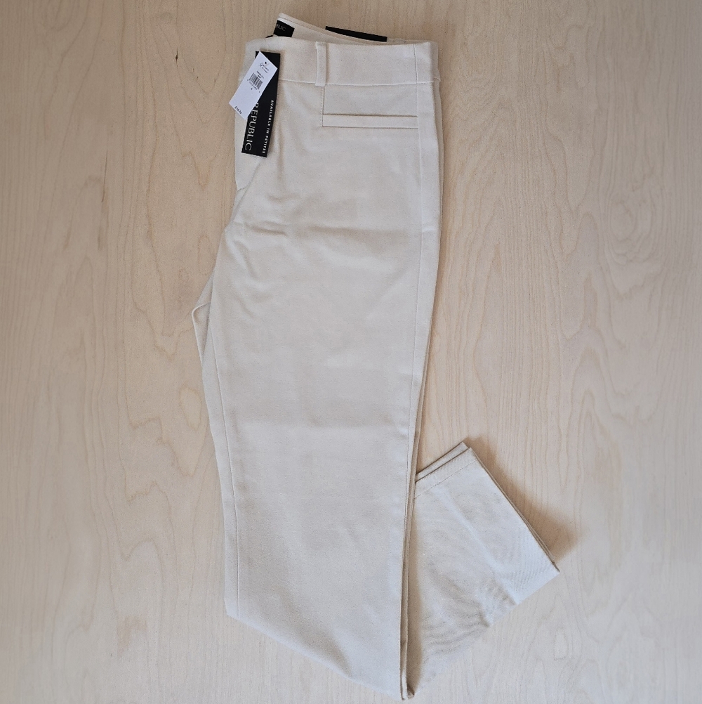 Banana Republic Cream Modern Sloan Size 4